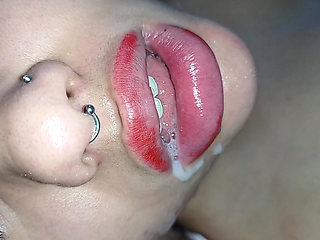 CREAMPIE FOR THE SWEETEST LITTLE MOUTH ON THIS PLATFORM