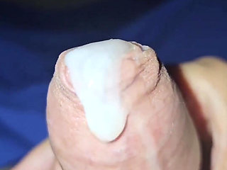 Oh Yesss, Edging Until Cum OVERFLOWS! Pre orgasm leaking. Amazing Foreskin on Big Cock