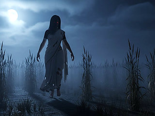 She roams the fields in Horror Animation.