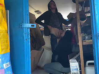 A Warehouse Worker Fucked the Manager Hard Right There on the Boxes and Put Her in Her Place