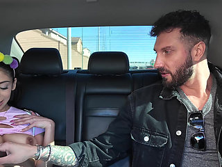 Raver Slut Brings Home Fat Dick For A Ride