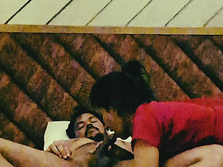 Cheating wife enjoying in hotel room with boyfriend