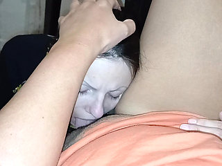 My neighbor licks, sucks, kisses my pussy while her husband takes a shower