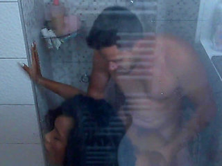 Big Booty Ebony Fucked Hard in Shower - Kiki Minaj