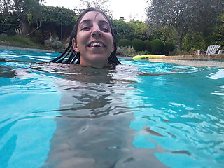 I fuck my ex-girlfriend in her new boyfriend's pool