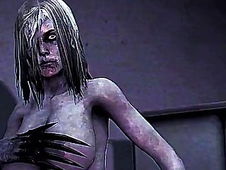 Hot 3D redhead licking a pussy while getting fucked