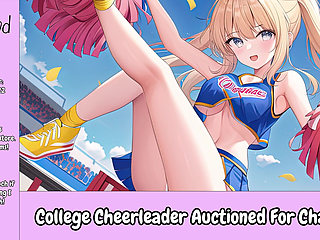 College Cheerleader Auctioned for Charity Audio