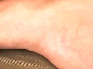 Size 9 Feet Footjob Makes Cock Shot Big Load! FuckedFeet