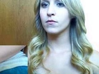 Blonde Teen Solo Masturbating On Webcam