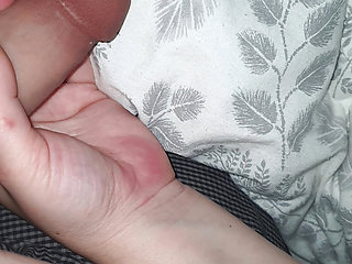 Step mom took step son dick in her hand and solved the problem