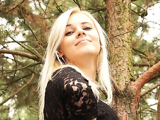 Shy Blonde Katerina Finally Fucks in Public - Handjob, Doggystyle, Missionary, Cowgirl, Cum on Tits
