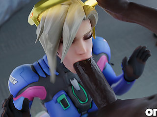 Mercy’s Romantic Dinner Gone Wrong - BBC Ruins Her Ass - 3D Overwatchanimation