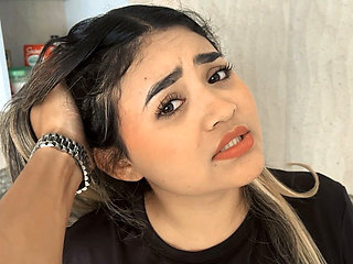 The Useless Maid Kneels Down Not to Get Fired - She Sucks My Cock and I End up Fucking Her Hard