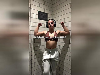 Buff 18yo Ass Destroyed IG Live In The Gym