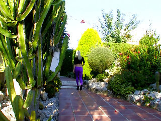 pussy oiled and then fucked from behind