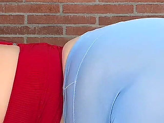 Big BBW Side Body Roll - Thick Curves Jiggling & Seductive Eyes