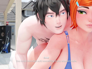 Gwen From Benten Is Fucked During Workout. She Saws My Hard Dick and Fucks