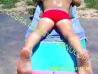 7-17-2026 TANNING MY BACK VIDDING MY AZZ..