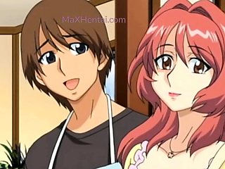 Fingering her Hairy Pussy (Hentai)