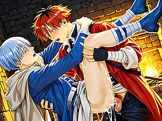 Frieren Beyond Journey S End Yaoi - Himmel X Stark Pic Collection With Car Toon