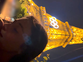 Public Ball Sucking Under the Eiffel Tower