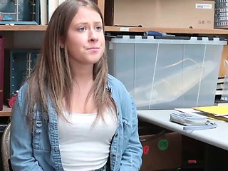 Dirty cops Ryan and Brooke get kinky on a table