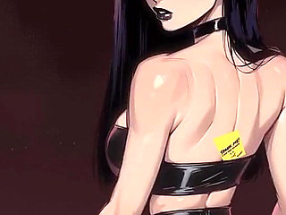 My New Girlfriend Taboo Hentai Game Ep. 41 BDSM Spanking with My Goth GF!