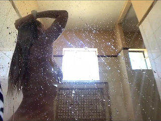 Fit couple have steamy sex in shower after hiking!