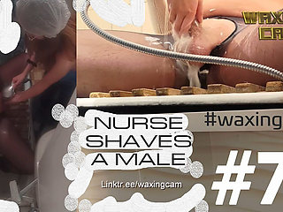 #77 Nurse Shaves a Male