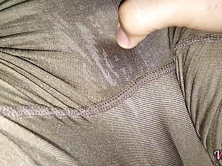 Playing with my stepsister in panties