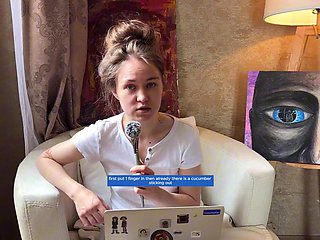 Kira Stones Big-Butt Teen Ass Gaped by Cucumber in Solo Rough Public Pounding with Deep Emotions