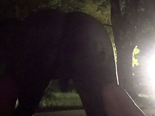 Fooling Around At Night Outside On The Sidewalk Fully Naked Part 4