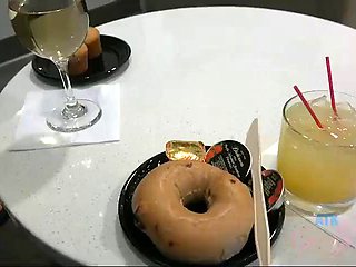 After a good fuck and creampie, Violet rides a helicopter by ATK Girlfriends: Porn