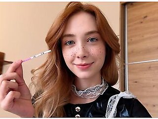 What To Do If Your Maid Is Pregnant After A Creampie? Fuck Her Hard Again! - Loly Nebel
