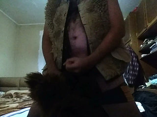 Feeding you cum in my furs