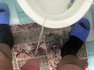 Turkish Hairy Cock Pee Video