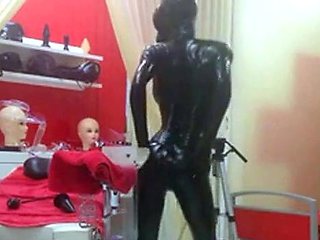 Kylies Latex Webcam Show BDSM Fun im Studio