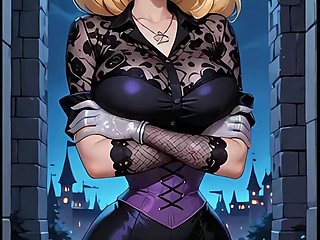 (Generated by AI) Shego, Elastigirl, Heloise Nerz and Mavis