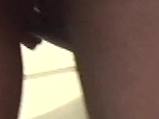 Ebony Amateur Spreads Wide for White Cock