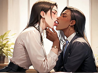 A Luxurious Transvestite Fills the Office with Her Butt Goodness in an Outstanding Femboy Porn Debut!