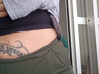 Naughty BBW on the Apartment Balcony - 4K