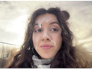 Katty West - Ex-girlfriend Asks Me To Fuck Her One Last Time Before Breaking Up In A Car In Public - Cumwalk