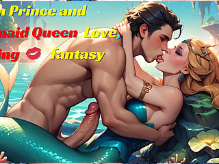 Alien Prince and the Mermaid Queen,Love Across Two Worlds fantasy