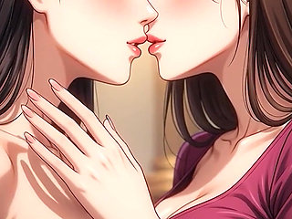 AI Generated Cartoon content, Uncensored video of 18 Year old Anime Girl, Kissing Orgasm of Mature Women