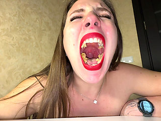 Hungry Yawn Munch Tease POV