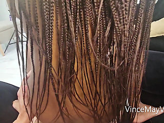 Creampie for Thin Big Tit Ebony Girl- Munro B