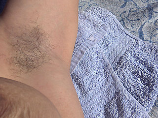 French Cuckold Wife Lets Perverted Cum on Her Hairy Pussy