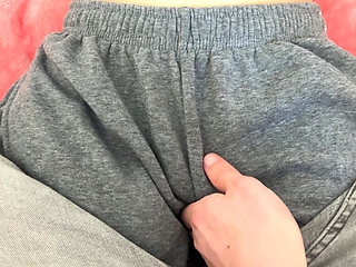 Stepbrother cums in my panties and I will wear them at the gym