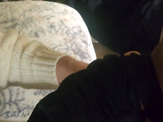 Goode Girl Nylonplay with Hubby's Cock and Balls