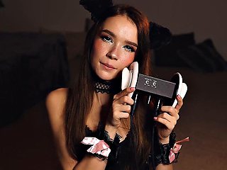 Asmr Bunny Marthys Sexual Neko Cat Cosplay as Rainia Belle, Shayene Samara, Yuna